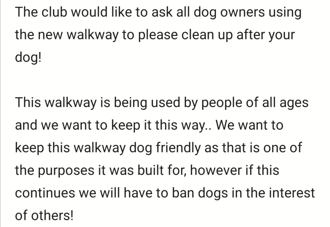 ForeglenGAA's tweet photo. 🐕💩🚫 https://t.co/MrIt0tCvqt