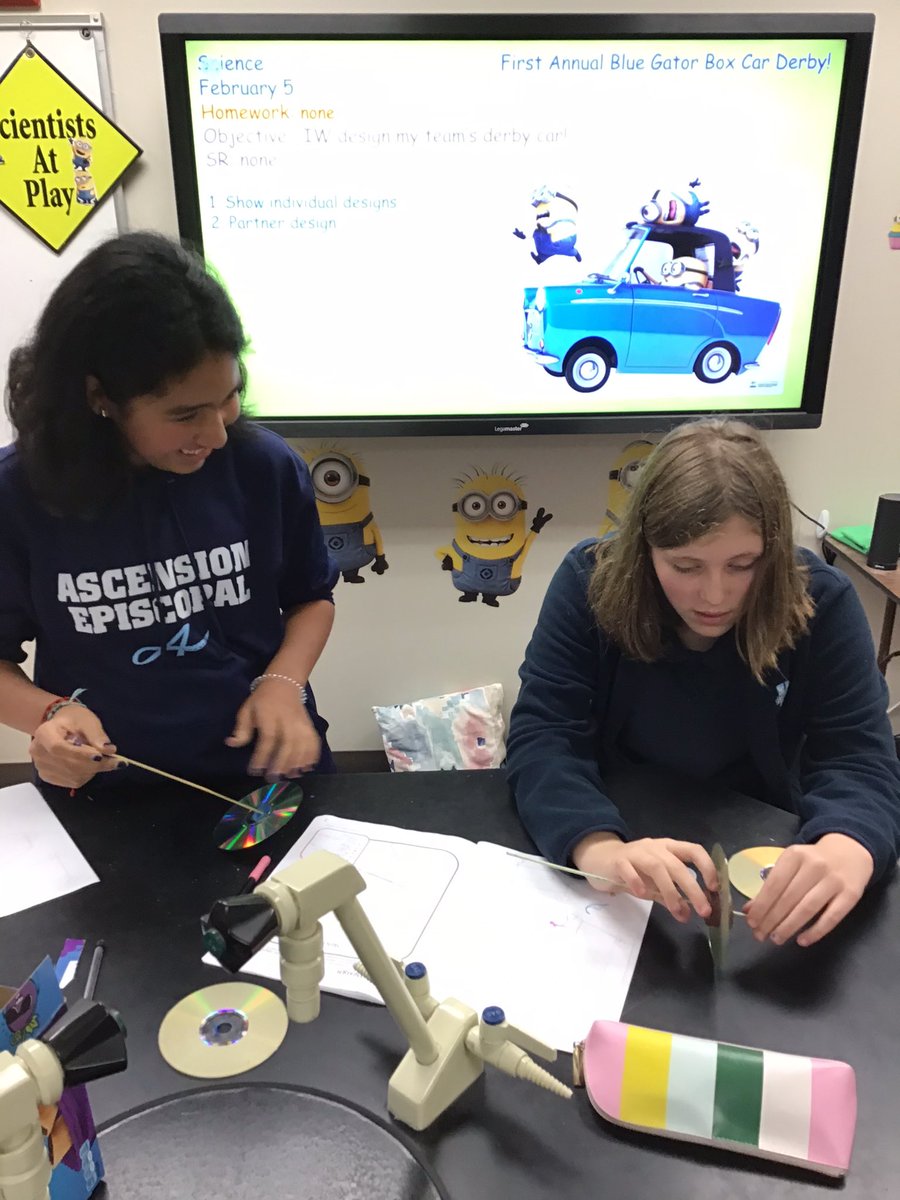 bluegators6th's tweet photo. A little bit of mechanical work, and then time to test designs for Mrs. LeMieux’s 2nd period math class! https://t.co/meNx4AtCEB