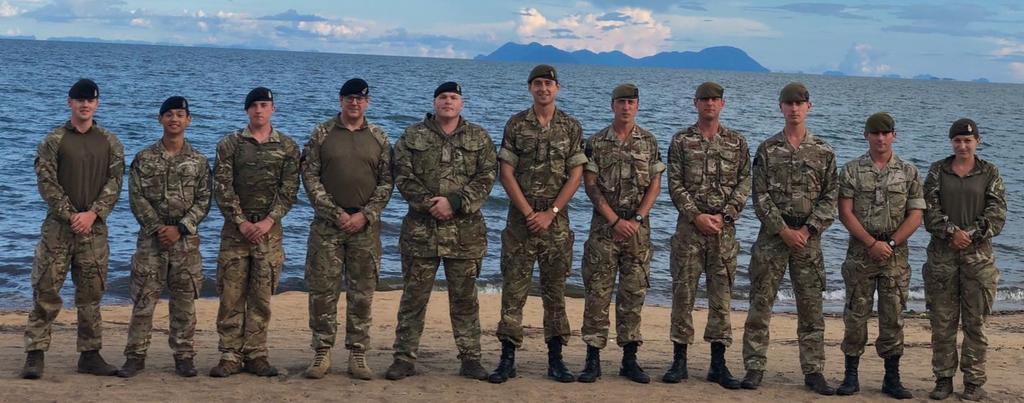 se0362's tweet photo. As the STTT approaches conclusion, the teams come together for a course photo on the shore of Lake Malawi.

An amazing opportunity has enabled medics from @34Hospital and @3MedRegt to strengthen the Malawi Defence Force team medic (equivalent) capability by 96 trained personnel. https://t.co/0mKNhuQVYw