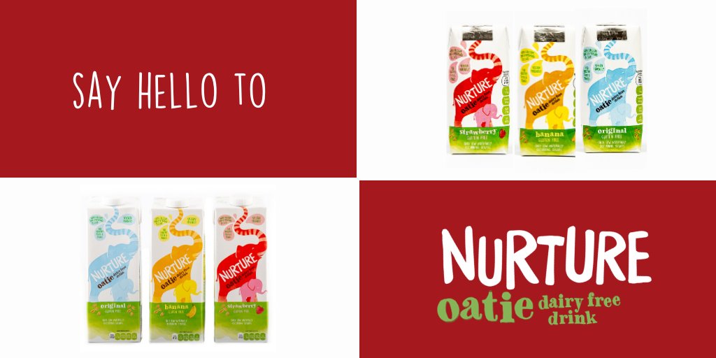 Nurture Oatie is here! Oatie is a #plantbased oat drink, free from all #allergens, no added sugar (only low naturally occurring sugar) and fortified with vitamins and minerals to help strengthen children's immunity. Exclusively available from Amazon with 20% off launch offer.