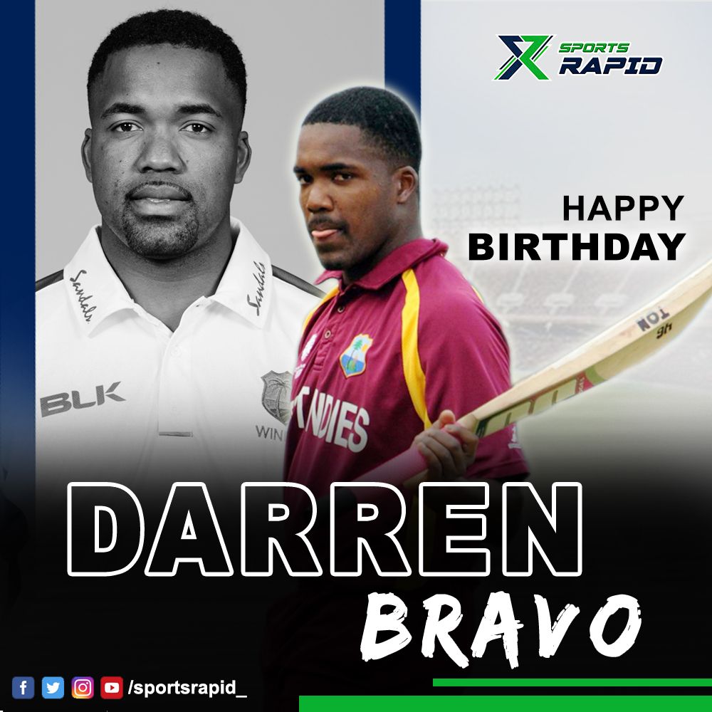 Wishing a very happy birthday to West Indian Darren Bravo!    