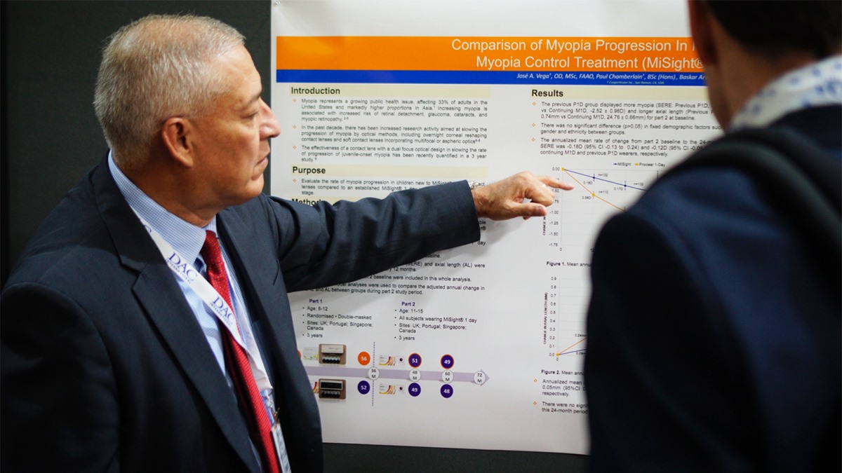 CooperVision's tweet photo. At @GSLSconference, CooperVision’s José Vega, Paul Chamberlain &amp; Baskar Arumugam won 1st place for a poster sharing 5-yr data from the #MiSight® 1 day clinical study.

Congrats to fellow #GSLS2020 awardees @UABnews @SCOnews @UWaterloo @PineConeVision &amp; Kensington Eye Institute. https://t.co/quCuWJvpZ2