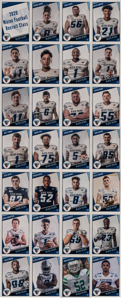 BlackBearsFB's tweet photo. 𝙏𝙝𝙚 𝙂𝙖𝙣𝙜'𝙨 𝙖𝙡𝙡 𝙝𝙚𝙧𝙚
#NSD2020 | #BlackBearNation | #P20TectTheNorth | #CAAFB https://t.co/6ytqkkQgcz