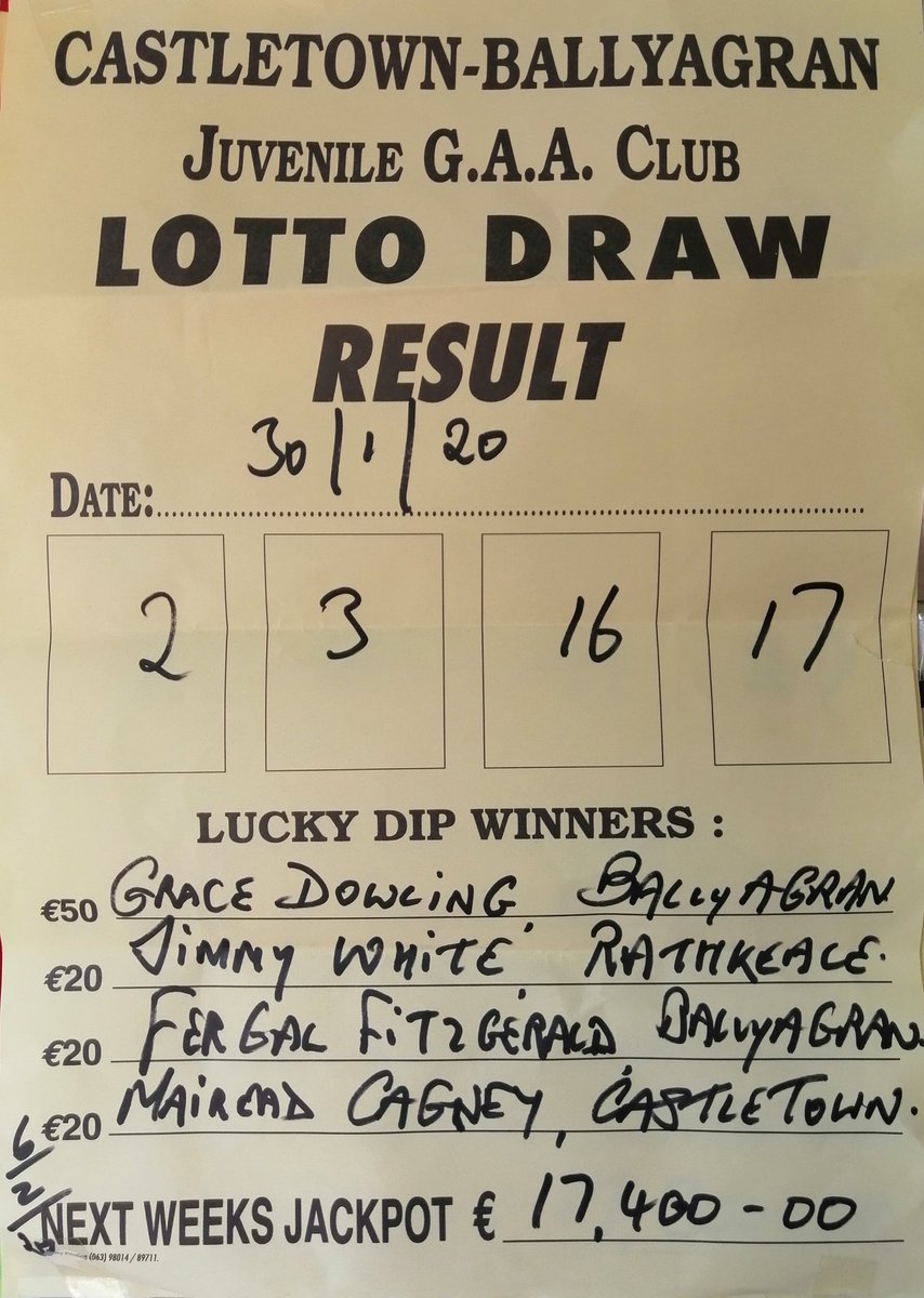 jan 2 lotto results