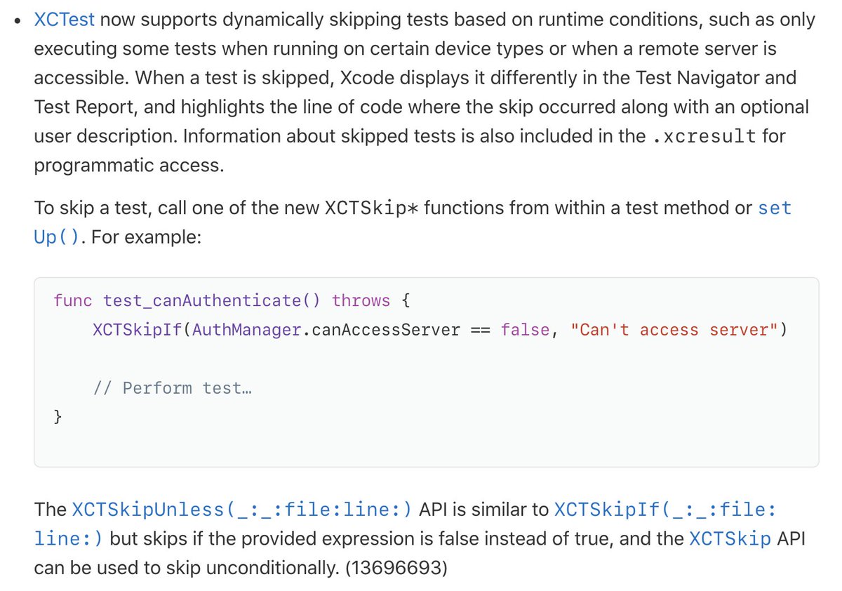 twostraws's tweet image. Oh wow – there are some really lovely new features for testing in Xcode 11.4. Great job, XCTest folks!
