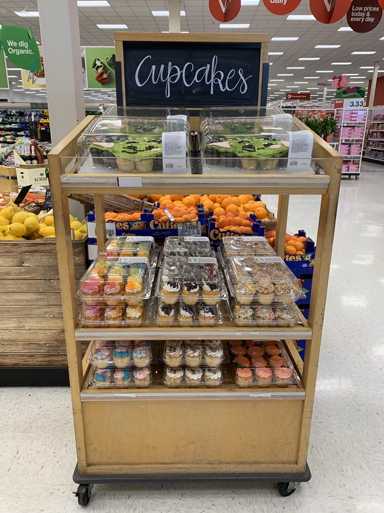 lyndseyh14's tweet photo. @FBDir_Mbanks and @veramay11, Rachel is all over this #cupcakecontest. Our guests โค๏ธ baby yoda! @stefanglin https://t.co/fQccx0F9CT