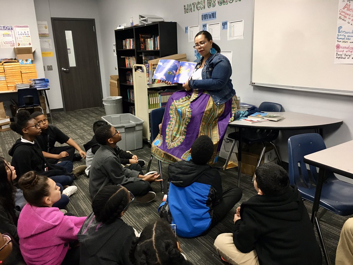 birdparade's tweet photo. Happy #WorldReadAloudDay! My fifth period got a special #BlackHistoryMonth2020 read aloud from @LitLeadingLady about the legendary Ella Fitzgerald. #InTheMiddleWeRead! https://t.co/fBA0QJxzt8