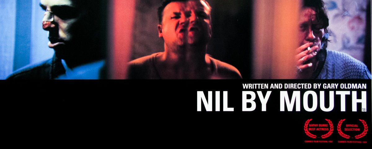 Nil By Mouth Gary Oldman 27x40 original movie poster 