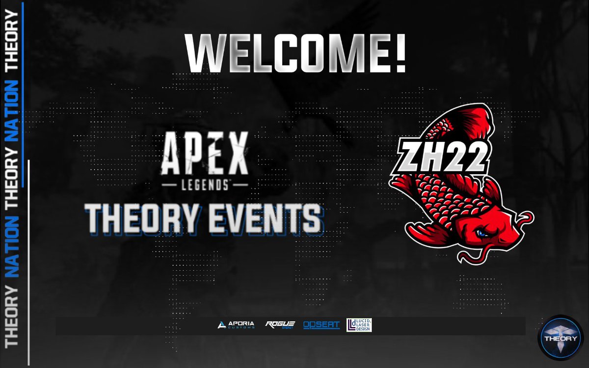 TheoryNationGG's tweet photo. We are excited to welcome @ZH22Uprising to our first ever Apex Legends #TheoryEvents!
⚔️ @ZH22Bula
⚔️ @ZH22Beast
⚔️ @ZH22_Ghosty
#TheoryEvents https://t.co/uXfAC2g2ol