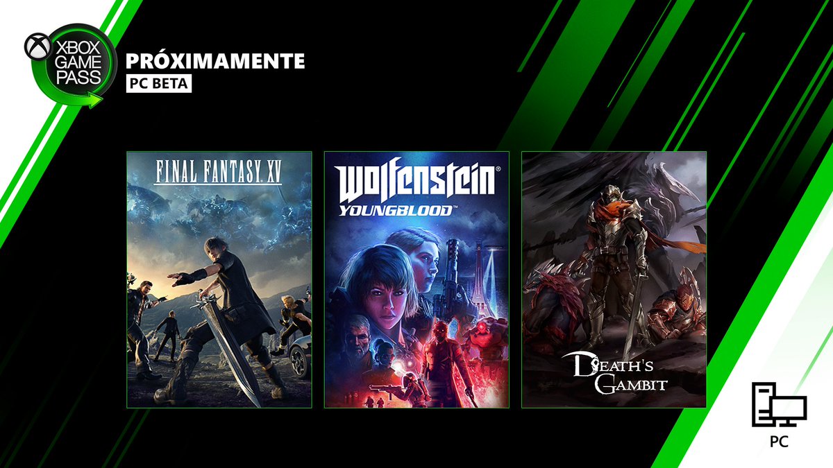 Próximamente en Xbox Game Pass para PC, Final Fantasy XV, Wolfenstein: Youngblood y Death’s Gambit
