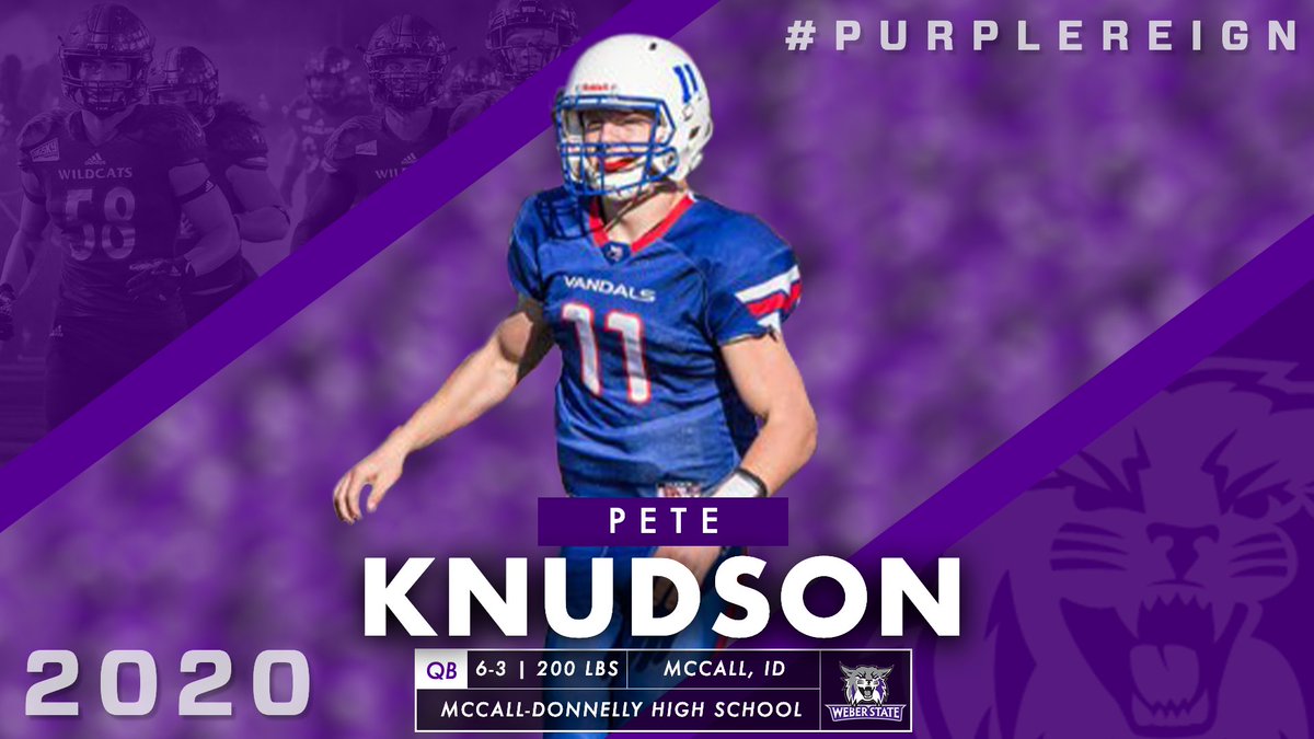 PeterJamesKnud1's tweet image. Honored to say that I am signing to The Weber State University. I want to thank all my coaches, friends, and family! @gnduff @weberstatefb