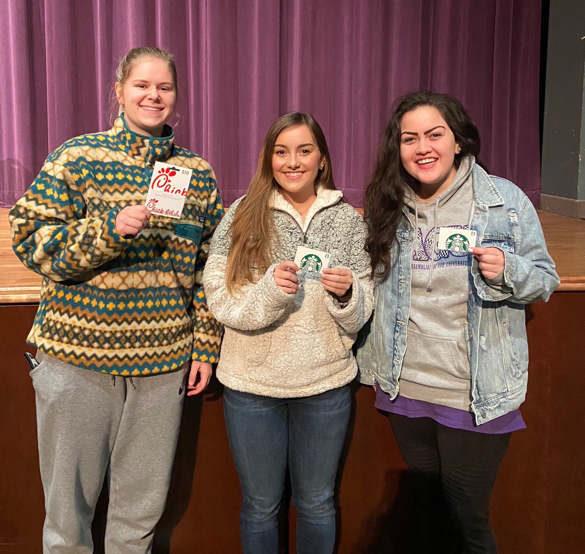 Congratulations to today’s gift card winners from the <a href="/SAGUBusiness/">SAGUBusiness</a> Seminar. There is still time to get on on the Twitter contest!