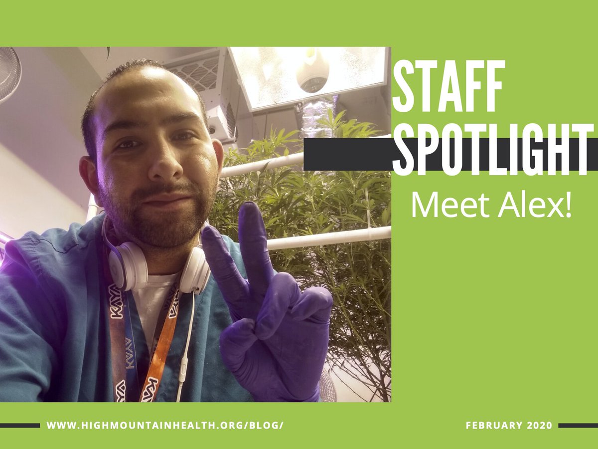 Meet Alex, HMH's February Staff Spotlight! 💚🌱⭐️ highmountainhealth.org/2020/01/29/sta…