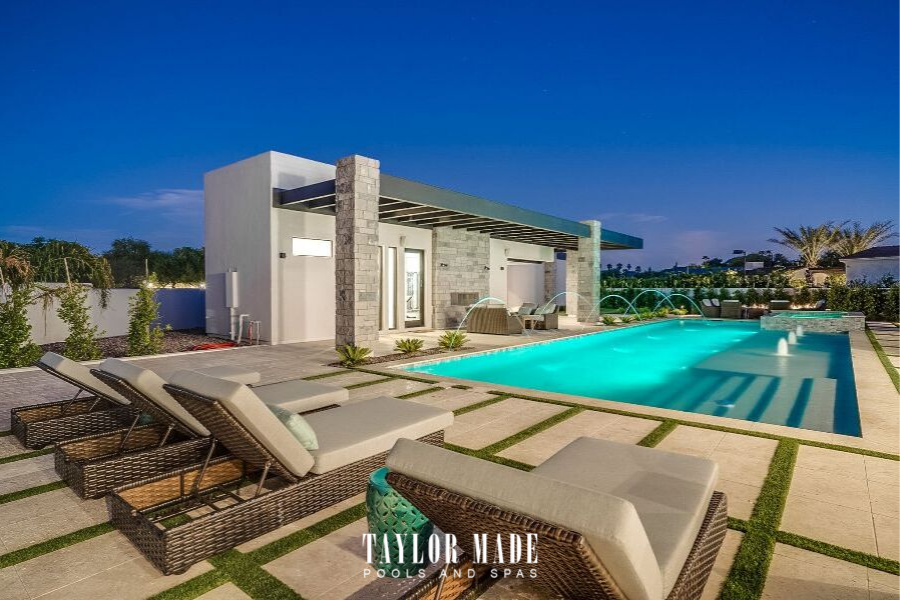 Dreams all start with a plan. We offer various tiers of pricing for this service based on the level of detail that you desire - from a standalone pool and/or spa, to an all-inclusive backyard design. #BackyardDesign #CustomPool