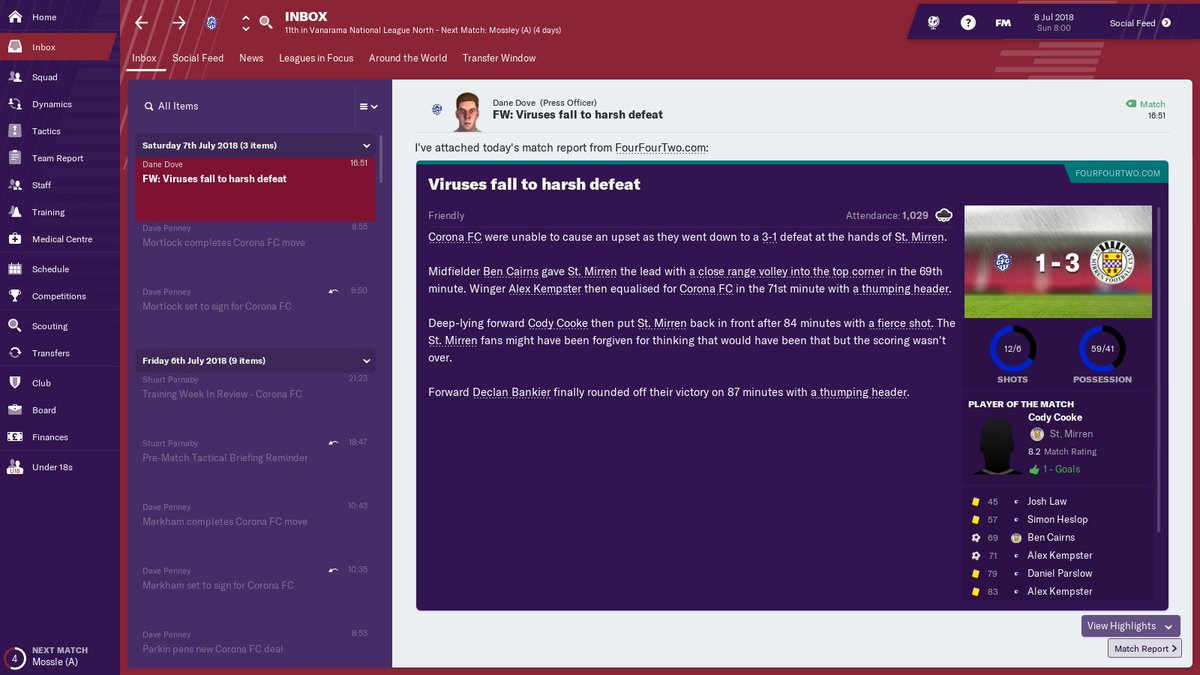 CoronaFM19's tweet photo. #Corona #Viruses #FootballManager2019 https://t.co/19VjRkSyHX