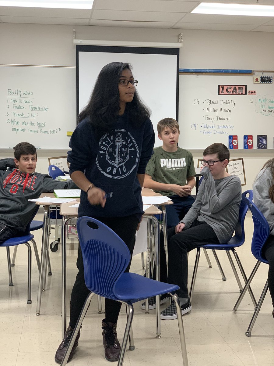 tamikern5's tweet photo. Core 3 SS took 2 days with their debates and rebuttals! They were so thorough, and had an impressive amount of evidence to support their arguments! It was intense! #ancientrome #theHYATTSway https://t.co/oyQWy2Y8yA