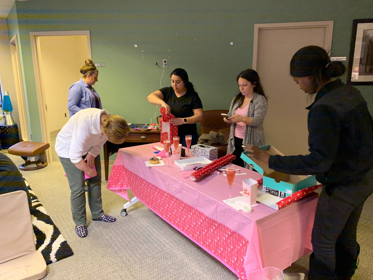 GrayHairLLC's tweet photo. A sneak peek behind the GrayHair #Valentine mailbox decorating event! 💖 #createadifference https://t.co/pXtgXbltBZ