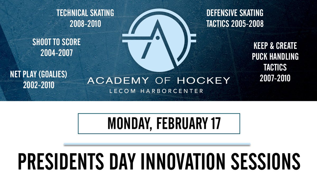 We are thrilled to announce our next round of innovation sessions taking place on Monday, February 17th! Sign up today as spots will fill fast by using this link: lecomharborcenter.com/academy-of-hoc… #PresidentsDay