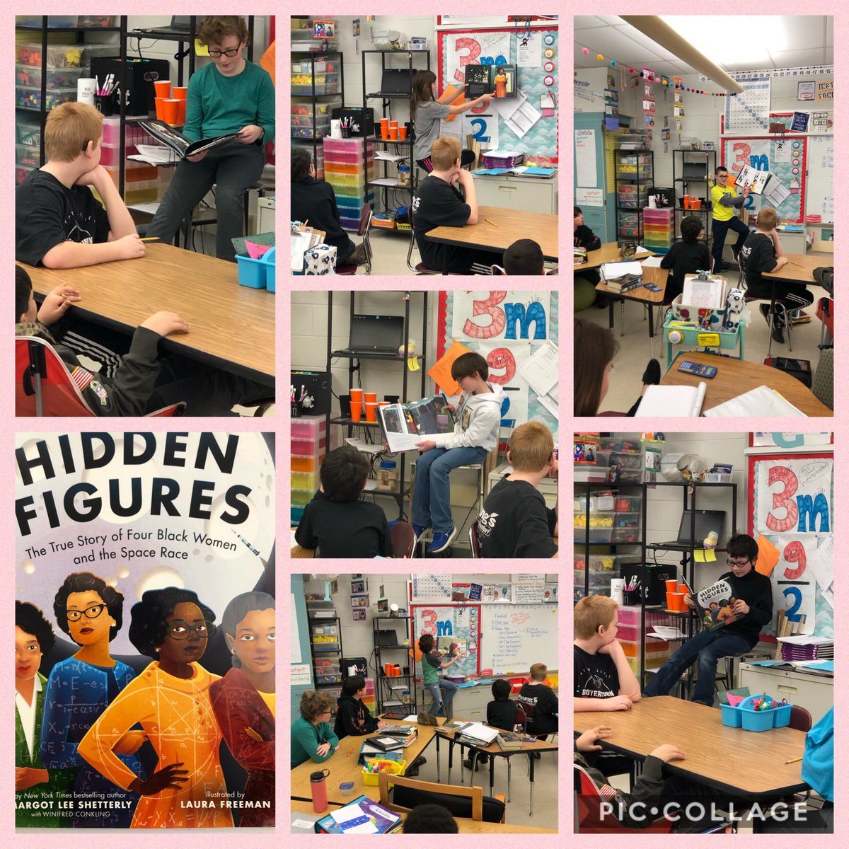 MrsColfer43's tweet image. Took some time after our math test today to share Hidden Figures: The True Story of Four Black Women and the Space Race by Margo Lee Shetterfly. #goodatmath #realllygood