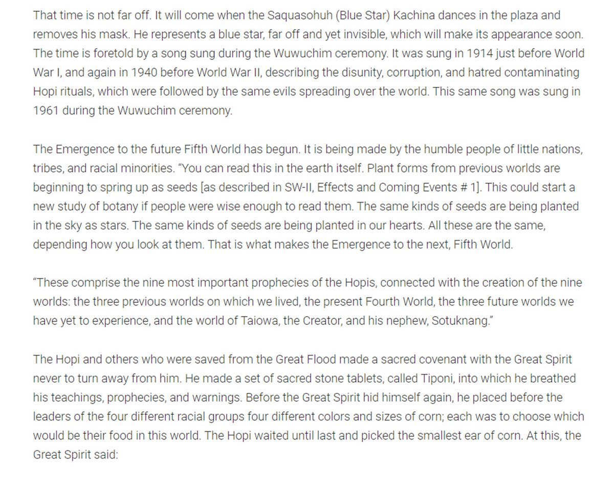 In the Final days we will look up in our heavens and we will witness the return of the two brothers who helped create this world in the birthing time. The rotation of the Earth has been manipulated by not so benevolent Star beings.  https://blog.world-mysteries.com/science/hopi-prophecy/