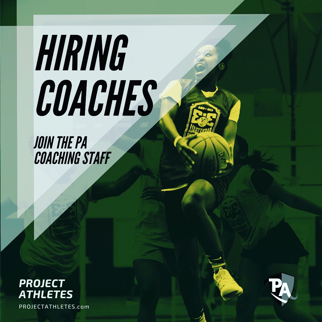 PROJECTATHLETES's tweet photo. Looking for new coaches to step in and help impact our community! Join us in helping K-8th grade students push their mental and physical capacity to their very best! #ProjectAthletes https://t.co/mxK37iK2Qh
