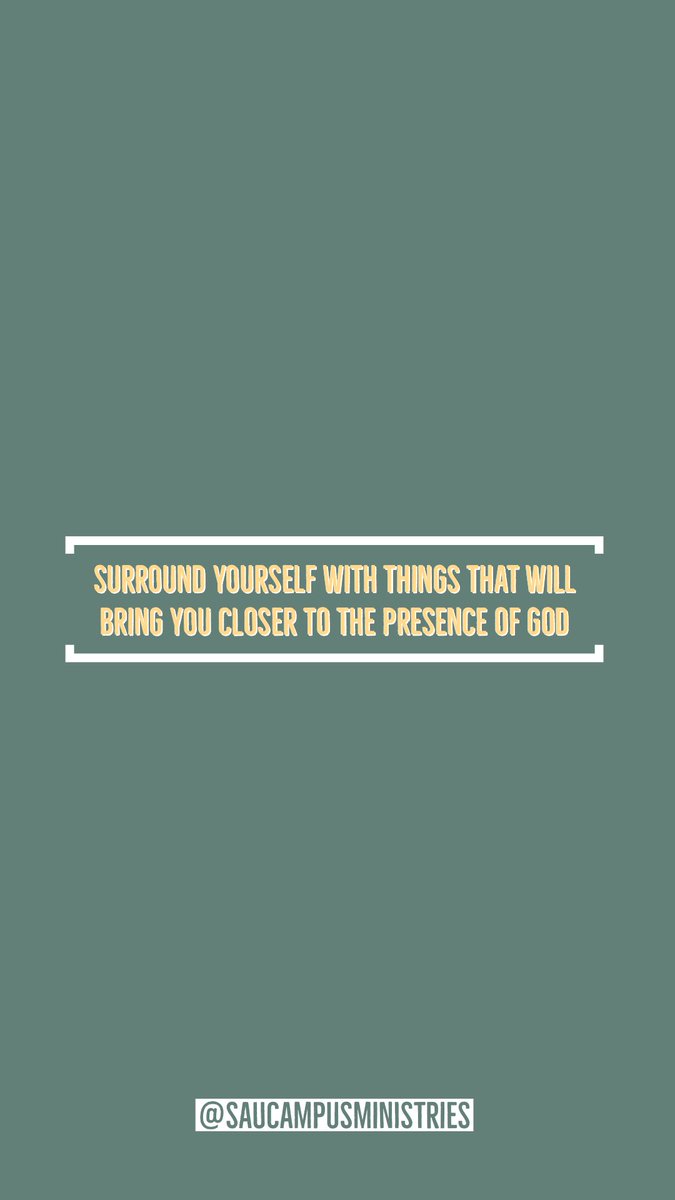 saulovesjesus's tweet photo. Life tip of the day : Surround yourself with things that bring you closer to God https://t.co/50aZD9dj9O