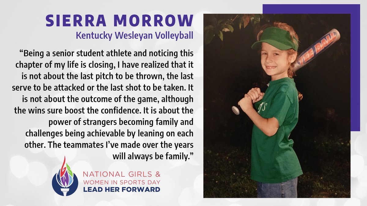 KWCPanthers's tweet photo. @KWC_Softball @KWCPantherGolf Sierra Morrow reflects on being an athlete as her career comes to an end

#NGWSD | #LeadHerForward https://t.co/Ffh8Su9616