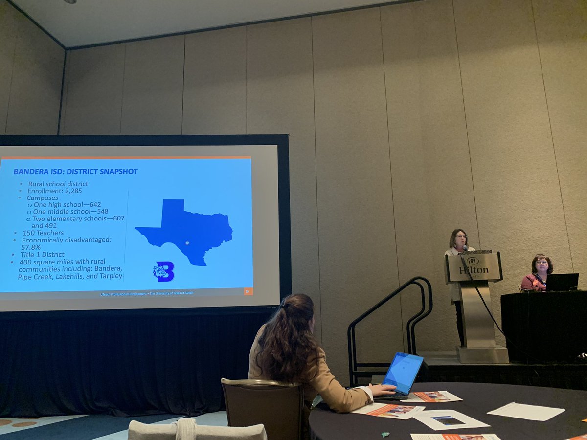 dallison149's tweet photo. So proud of @SuzyGroff she is a great advocate for @uteachinstitute and a great asset to #banderaisd keep up the great work! https://t.co/dFGn8C7ZSg
