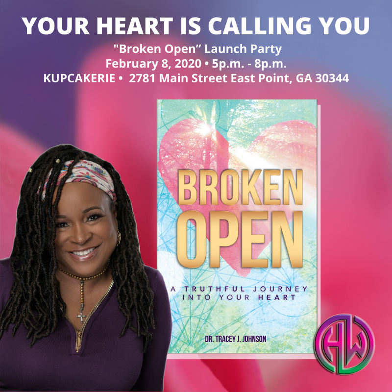 OpenHeartWrld's tweet photo. You're Invited, come join Dr.Tracey for the “Broken Open” Launch party
February 8, 2020, 5p.m. - 8p.m.
KUPCAKERIE 2781 Main Street East Point, GA 30344 https://t.co/rWNaRab3Qu