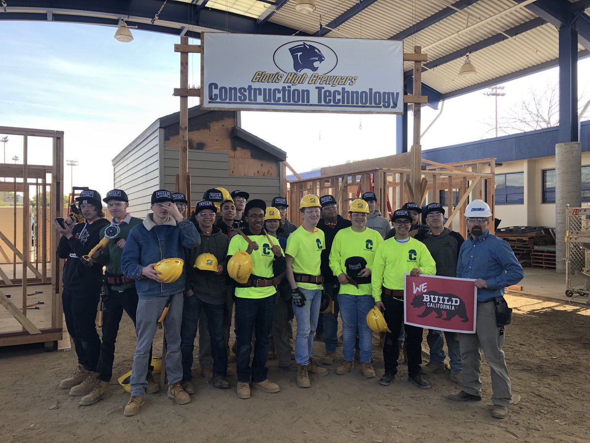 Clovis High ROP Construction class kicking off Build California