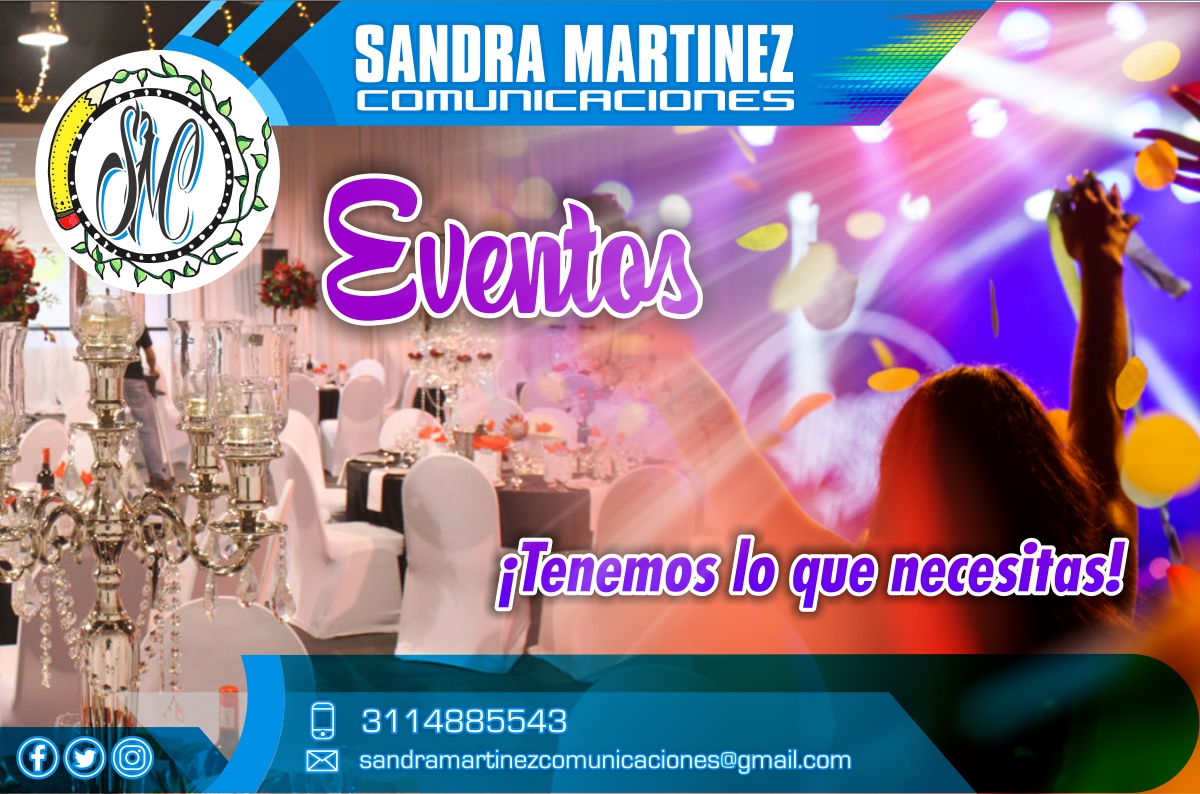 SMC_2018's tweet photo. Tenemos todo para hacer de su Evento algo especial. #Eventos #Sonido #Música #Luces #Organización #Decoración #sandramartinezcomunicaciones 👇 https://t.co/3dh2MqMPzt https://t.co/9oDC9Xdc7t