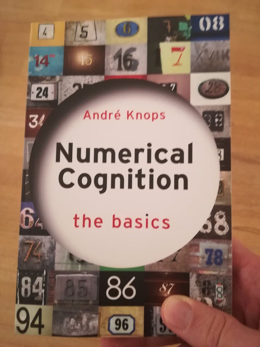 andre_knops's tweet photo. What a moment! May I proudly present: my recently published book on the basics in numerical cognition. Covers cognitive and neural Mechanismus of number and numerosity processing, mental arithmetic, development, &amp; dyscalculia. https://t.co/dntf5TUqEH https://t.co/o8va8TqOfr