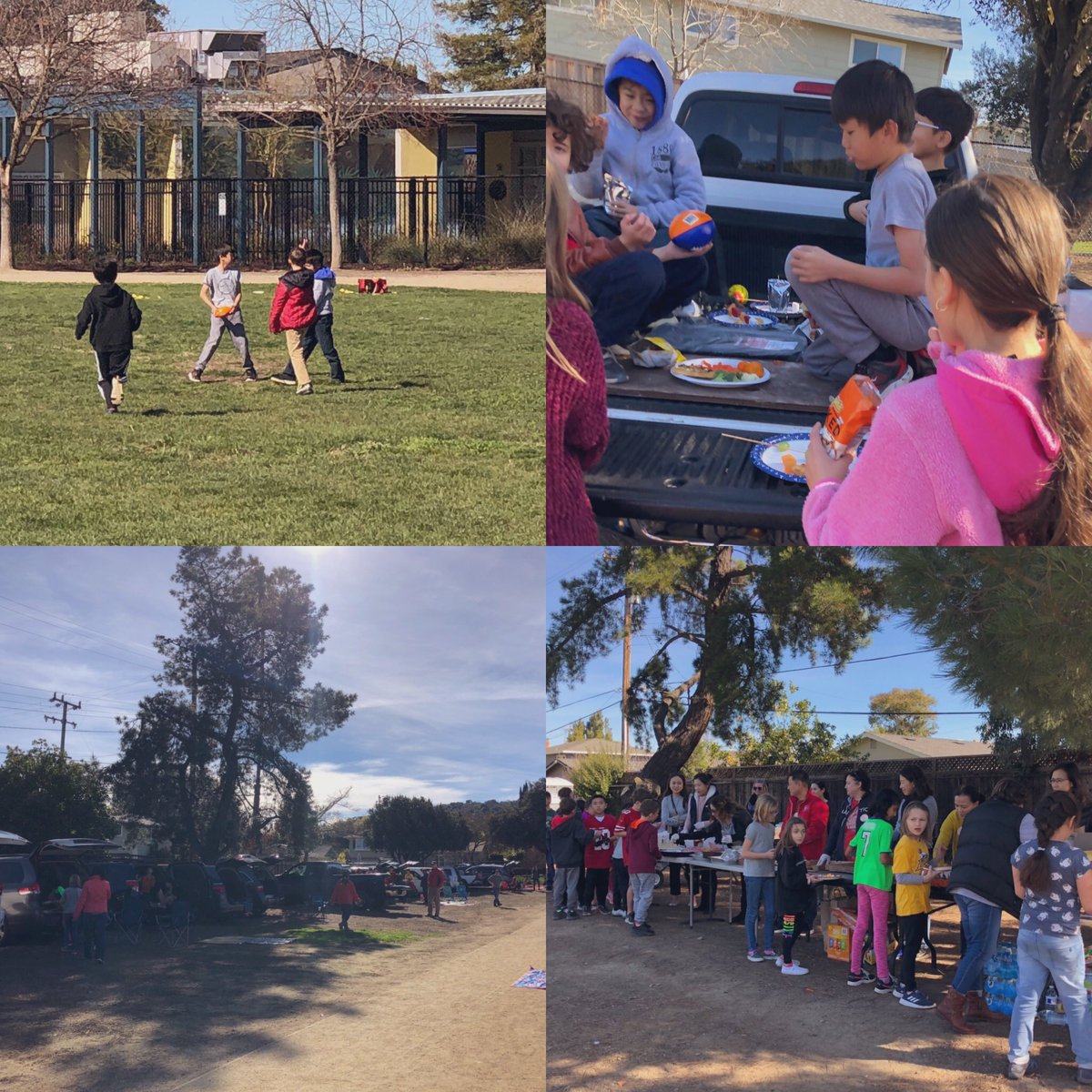 3rd Grade's annual tailgate! 🏈 <a href="/GuadGrizzly/">Guadalupe Grizzlies</a> #guadroars #usdlearns