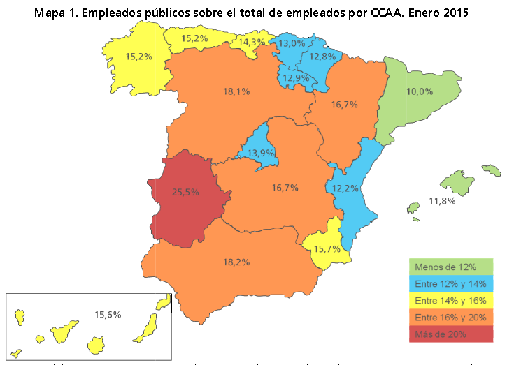 MoraAliseda's tweet photo. Seguir insistiendo en un incrementar el Sector Público es padecer una hemiplejía intelectual. Las regiones españolas con más peso del empleo en la Administración Pública son las que presentan también las mayores dificultades estructurales y, por ende, menor desarrollo económico. https://t.co/NQpgARddCK