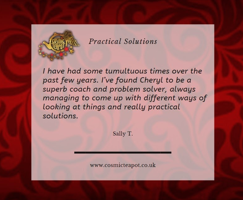 Sometimes a fresh pair of eyes and a new perspective is all it takes to change your life course. 

Contact me for coaching if you're facing difficult times or need a change of direction.

More on my site: cosmicteapot.co.uk/coaching-fores…