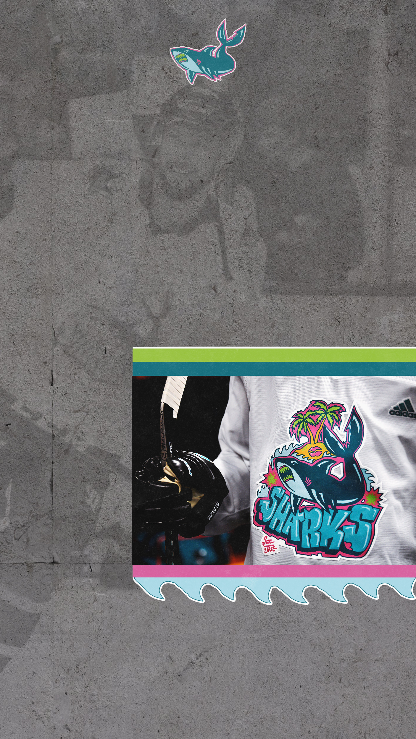 Sharks hotsell graffiti jersey