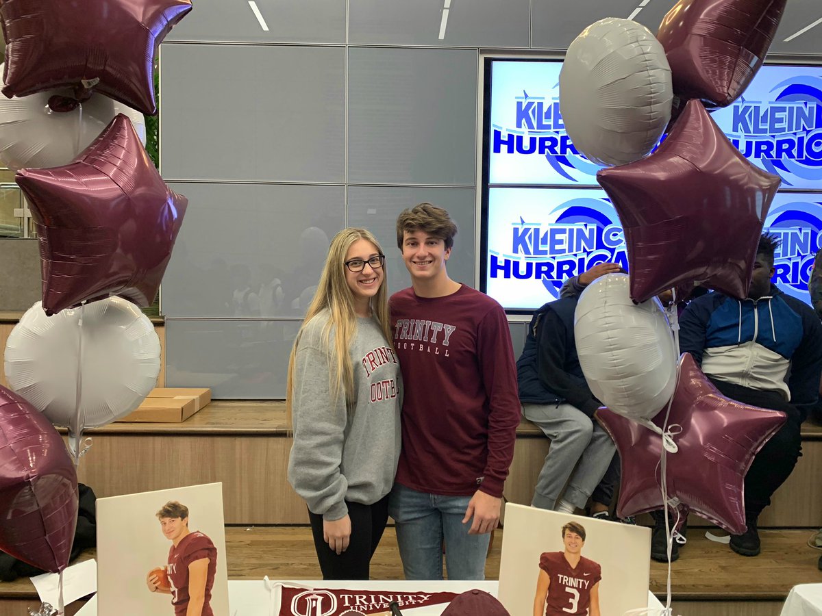 amonago's tweet photo. This day has been years in the making. Today @cole_monago childhood dream came true. I could not be happier for or more proud of you, Cole!!! #NationalSigningDay #trinitybound #fuTUre20 #BeTheStandard ๐ฏ๐ https://t.co/mAtuKva4pg