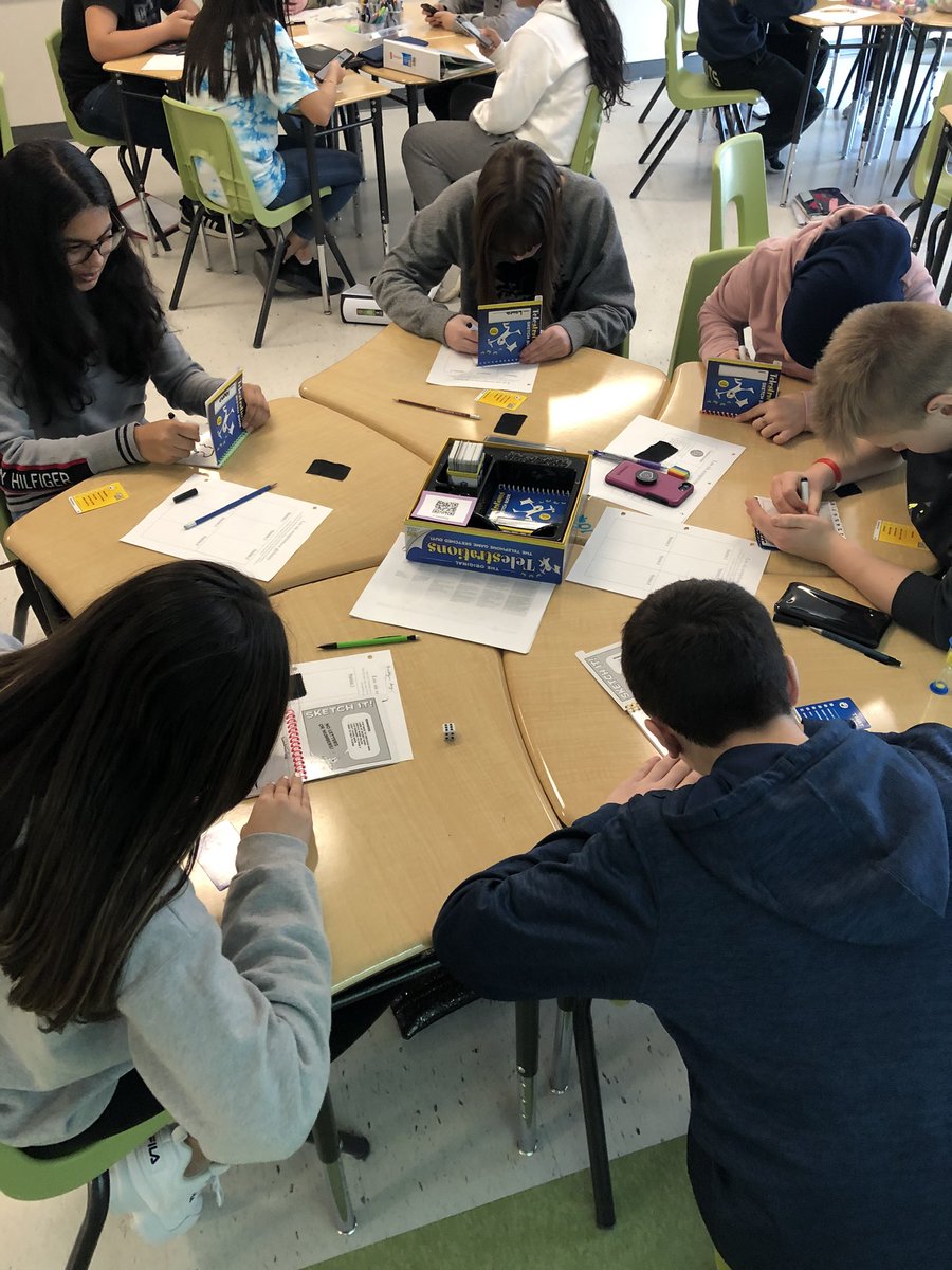 HBilder's tweet photo. It was a loud day in gr. 9 immersion as Ss furthered their understanding of the 6 C’s by completing a series of stations. At the end of each station they were required to identify the Global Competency and justify their thinking. #ocsbDL #BeSFX https://t.co/JLaE5HfeXh