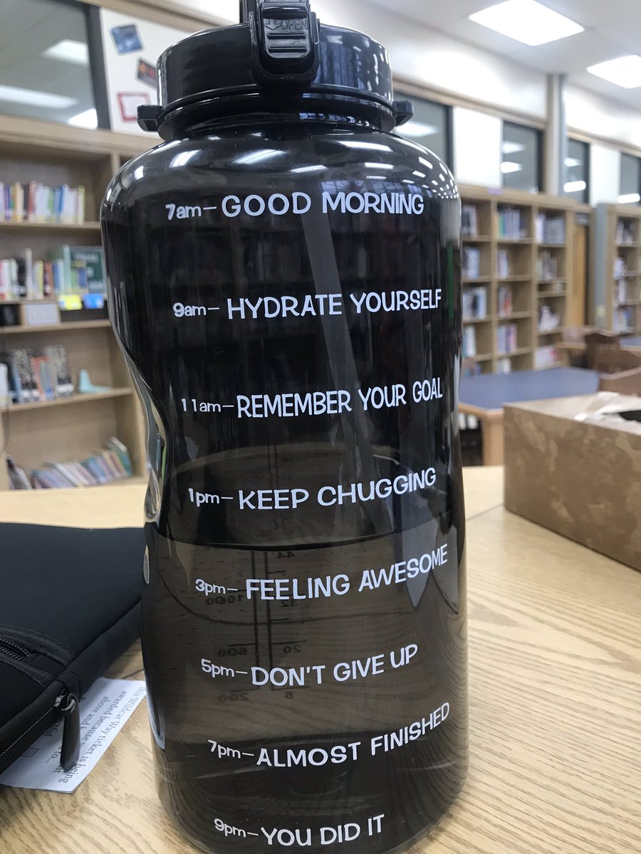 Halfway through the week and halfway through today’s goal! #selfcare #staffwellness