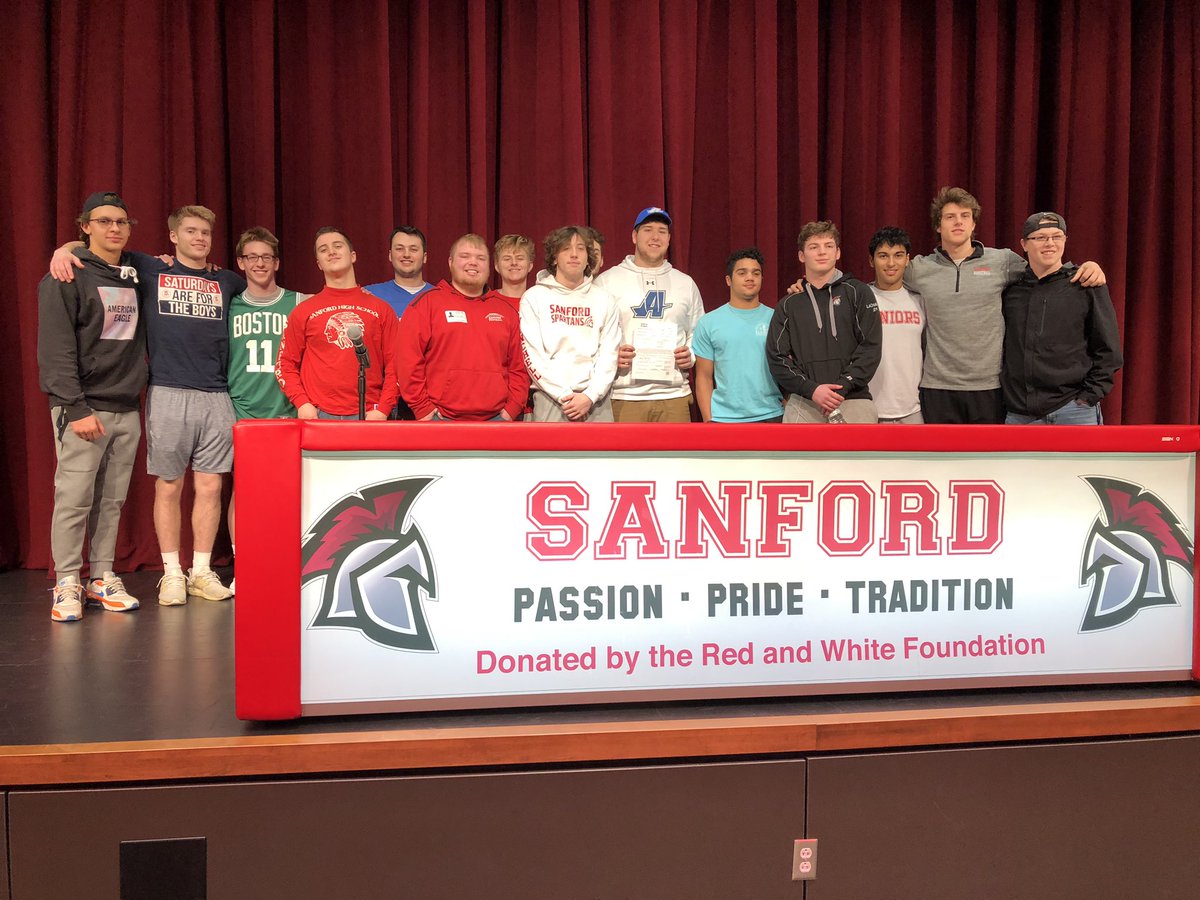 Its Official!  Reese Boucher signed his National Letter of Intent today and officially is an Assumption Greyhound!!! Congratulations! GO HOUNDS!!