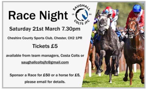 Carla Dymond (@carladymond) on Twitter photo Race night prep in full swing thanks to <a href="/joke2711/">Jonathan Kerr</a> who will do an absolute grand job! He’s the man to have involved for a professional fund raising event.
Who wants to sponsor a horse or race? Donte a Raffle prize? Our kids need your support ❤️⚽️ Race night prep in full swing thanks to <a href="/joke2711/">Jonathan Kerr</a> who will do an absolute grand job! He’s the man to have involved for a professional fund raising event.
Who wants to sponsor a horse or race? Donte a Raffle prize? Our kids need your support ❤️⚽️