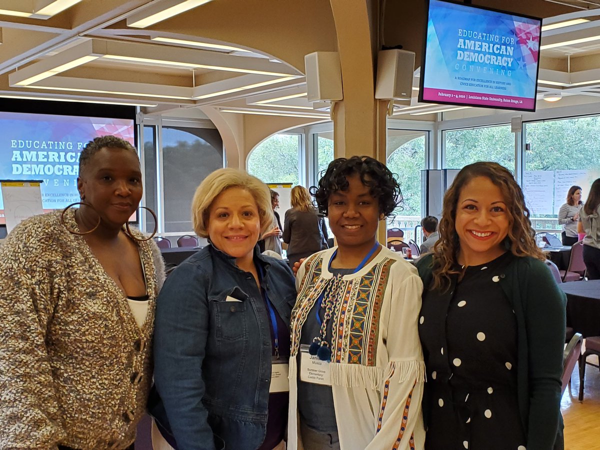 Participated in the FIRST convening for Educating for American Democracy.  We must prepare our scholars for Civic engagement in ways comparable to the way we prepare them for STEM! #WhoLeadsTomorrow <a href="/qtimoll/">Dr. Q</a> <a href="/pd_ebr/">EBR Curriculum & PD</a> <a href="/SocStudies411/">Shana Watson</a> <a href="/EducatorsRising/">Educators Rising</a> <a href="/HumanitiesAmped/">Humanities Amped</a> 🗣👩🏼‍🏫👩🏼‍💻