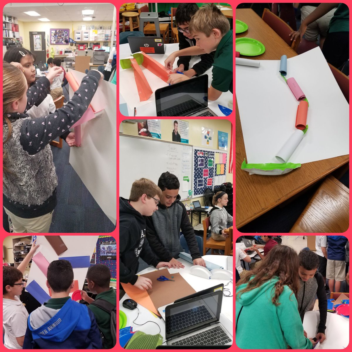 TechisforGirls's tweet image. I am LOVING the conversations my students are having today. Problem solving through great collaboration! #MarbleRunMadness #CreatingTheSolution #IBDesignCycle @WalkerMiddleIB @iborganization @JeremeMonette