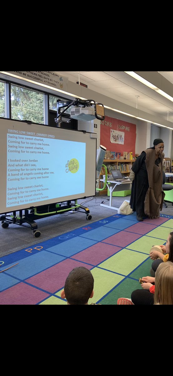 beckchalmers's tweet photo. What an amazing in-house field trip! Thank you to @DHSDetroit for coming out to our school. The 4th grade loved the storyteller teaching us about the Underground Railroad.  Thank you @WixomPta for providing an awesome experience! @WixomEl @WalledLkSchools https://t.co/b1bI1XFQ1X