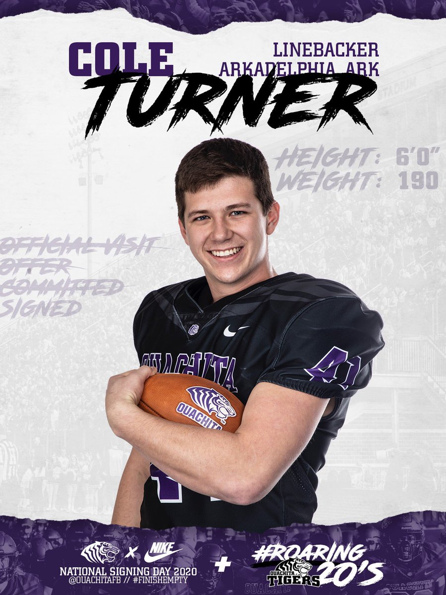 <a href="/ColeTurner41/">Cole Turner</a> is a #VVR959 LB from the Delph who will be traveling across town to bring his hard hitting ways to the Tiger Defense! #FinishEmpty #Roaring20s
