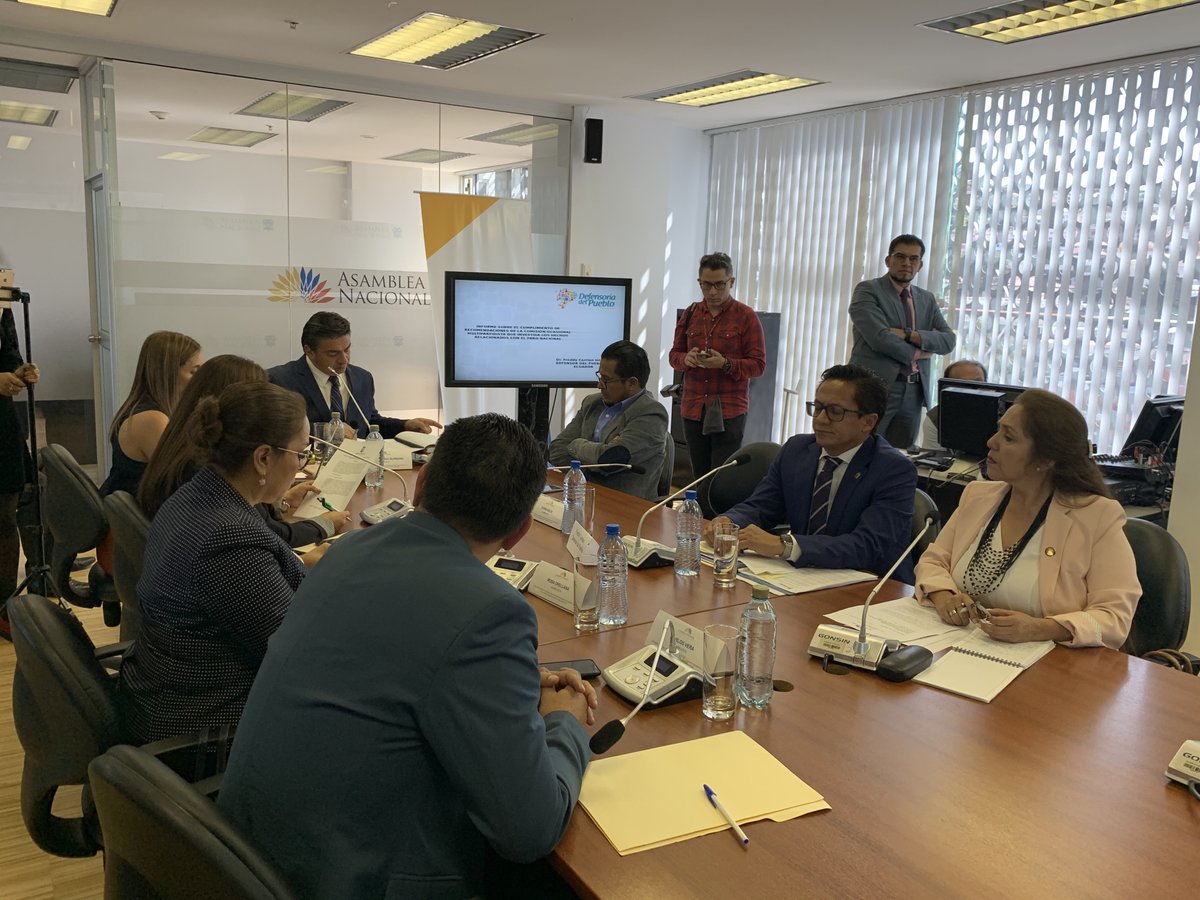 ComisionParo's tweet photo. Inicia la sesión N.14 de la #ComisionMultipartidista con la comparecencia del Defensor del Pueblo, Freddy Carrión, que informará acerca de los hechos ocurridos durante el #ParoNacionalEcuador https://t.co/O3Mk1EMs0Y