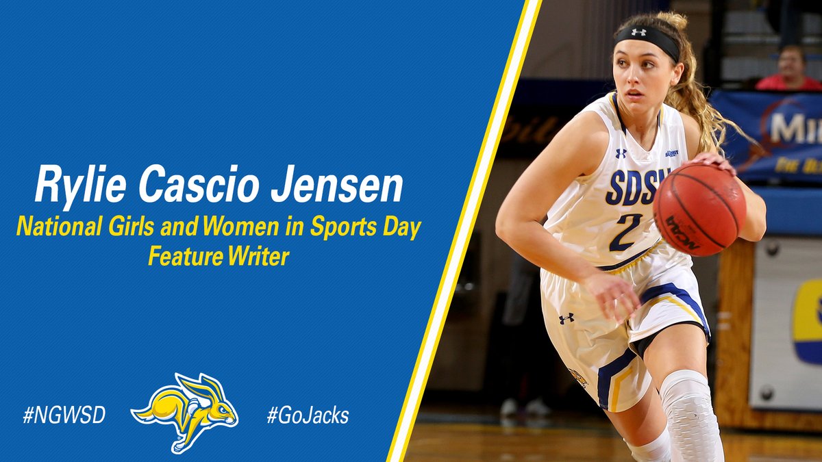 South Dakota State Jackrabbits (@gojackssdsu) on Twitter photo Jackrabbit nation, help us recognize <a href="/GoJacksWBB/">Jackrabbit WBB</a>'s @RyCascioJensen for her hard work on our National Girls and Women in Sports Day written features! #GoJacks #NGWSD Jackrabbit nation, help us recognize <a href="/GoJacksWBB/">Jackrabbit WBB</a>'s @RyCascioJensen for her hard work on our National Girls and Women in Sports Day written features! #GoJacks #NGWSD