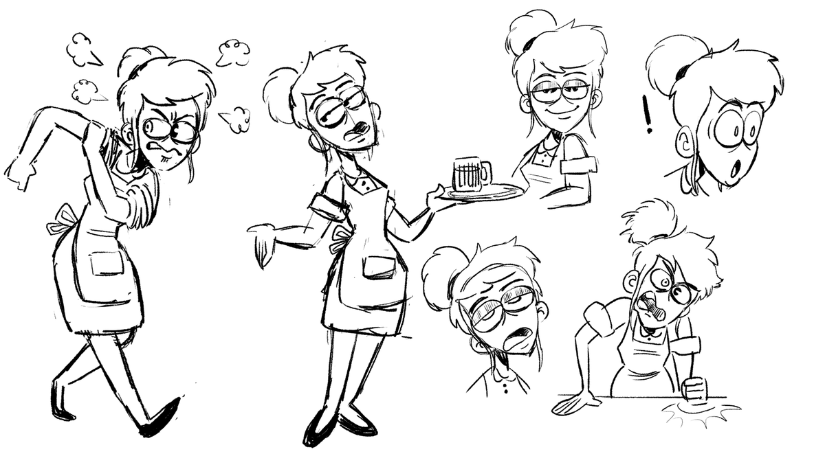 Here's some concept sketches for that Shattered offshoot, called "Salt-Side Junction"!

#characterdesign #conceptart 