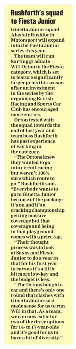 A_R_M_Sport's tweet image. In this weeks @MNmotorsport... @Fiesta_Junior @GinettaCars