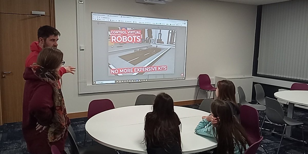 UCDCoderDojo's tweet image. We might be turning in to a robotics club. Thanks for free tutorials @RobotifyLabs and @CoderDojo.